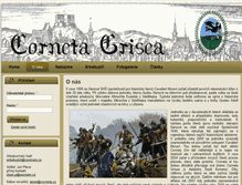 Tablet Screenshot of corneta.cz